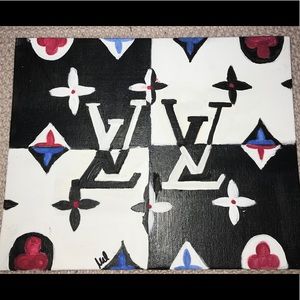 Louie Vuitton B&W painting!